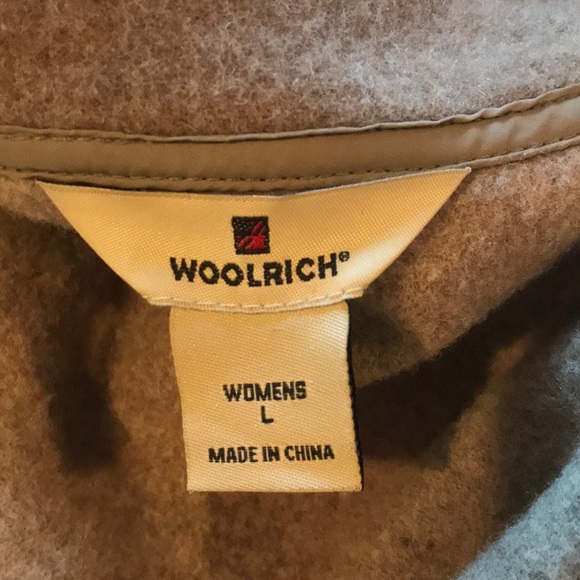 Woolrich Wool Women’s Hazelnut Heather Coat L - Picture 4 of 12